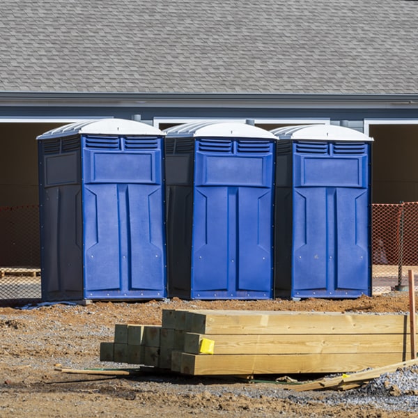 are there different sizes of portable toilets available for rent in Golden Texas